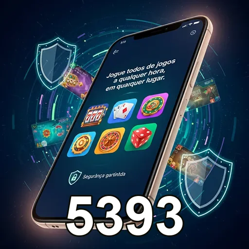 Usuário jogando no mobile casino com smartphone